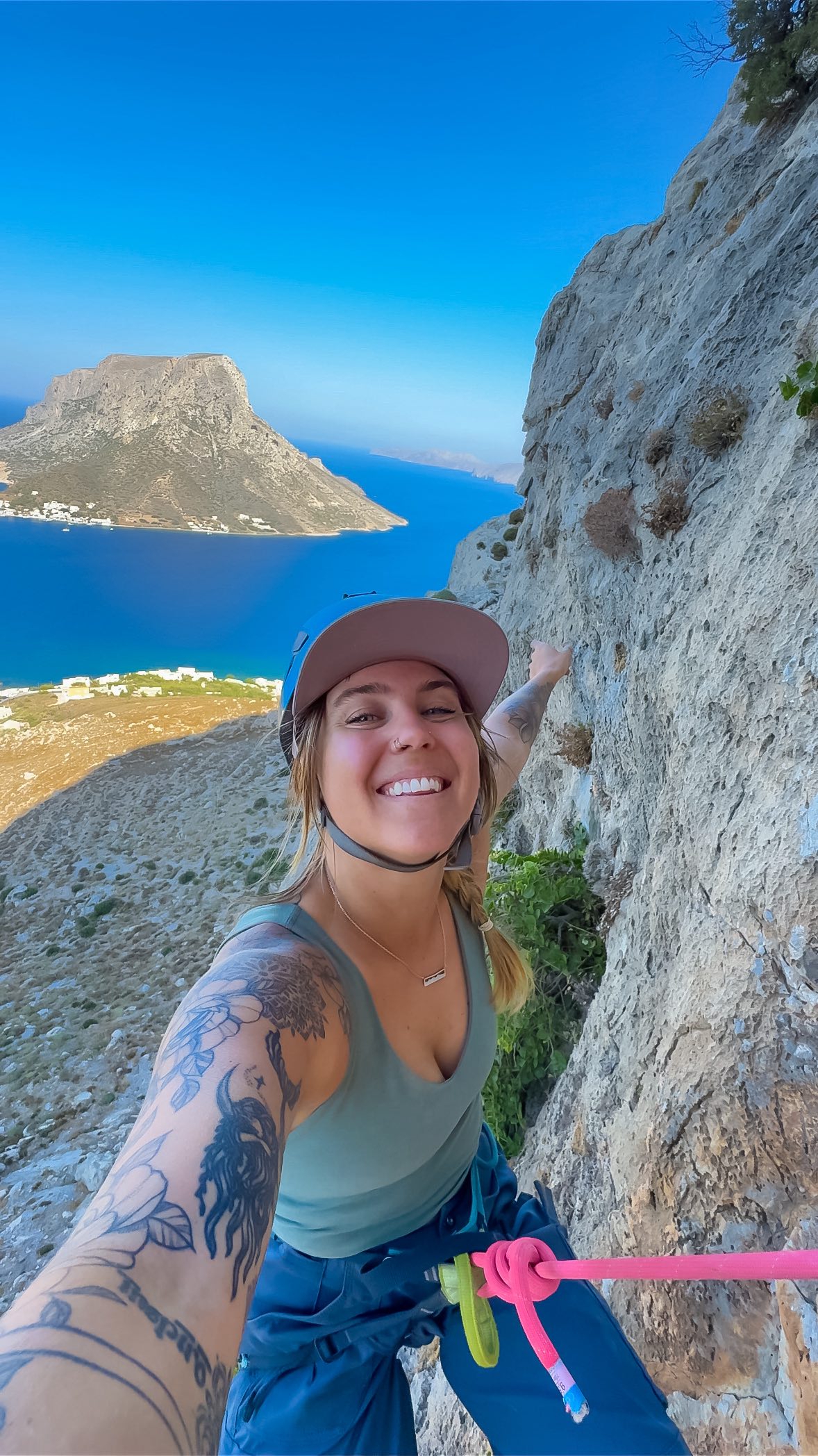 Instagram post by @arielleshipe for Blue Lizard Sunscreen. Caption reads: Ok, but how cool is that cap though? 👀 

It was....