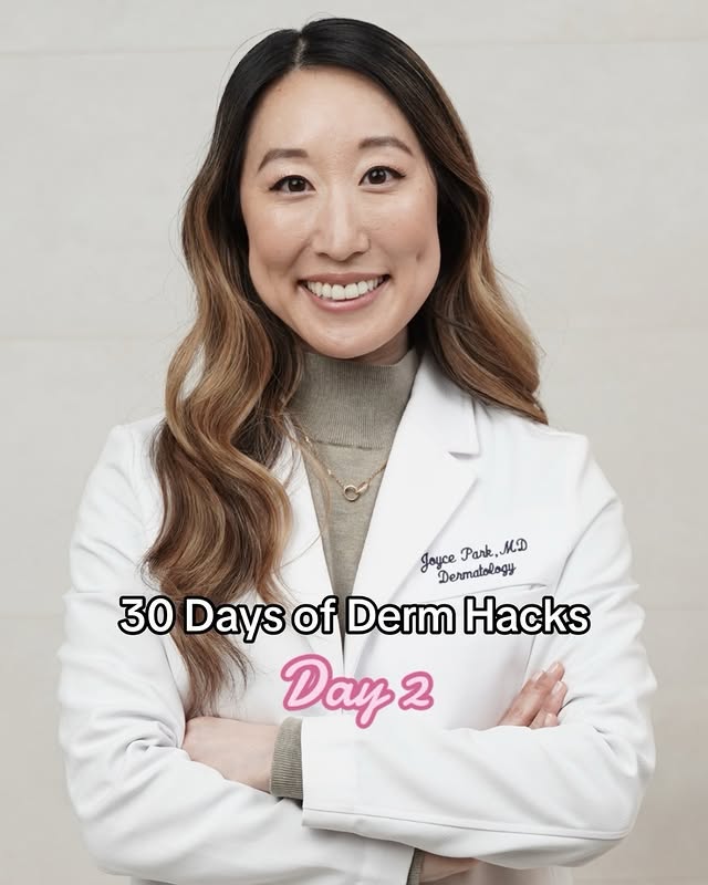 Instagram post by @teawithmd for PanOxyl. Caption reads: Day 2 of 30 Days of Derm Hacks ☕️🧠
💧....