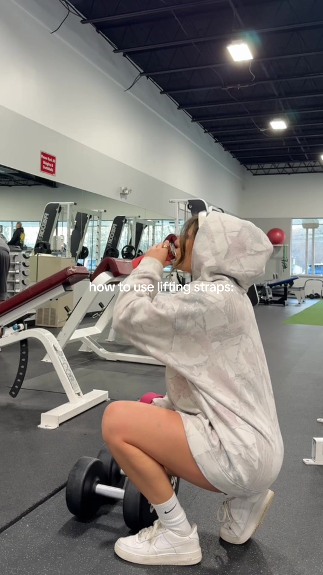 TikTok post by @jordanrose.fit for Nvgtn. Caption reads: [...] | jordanrose 🤎shorts: @NVGTN 🤎fueled by:....