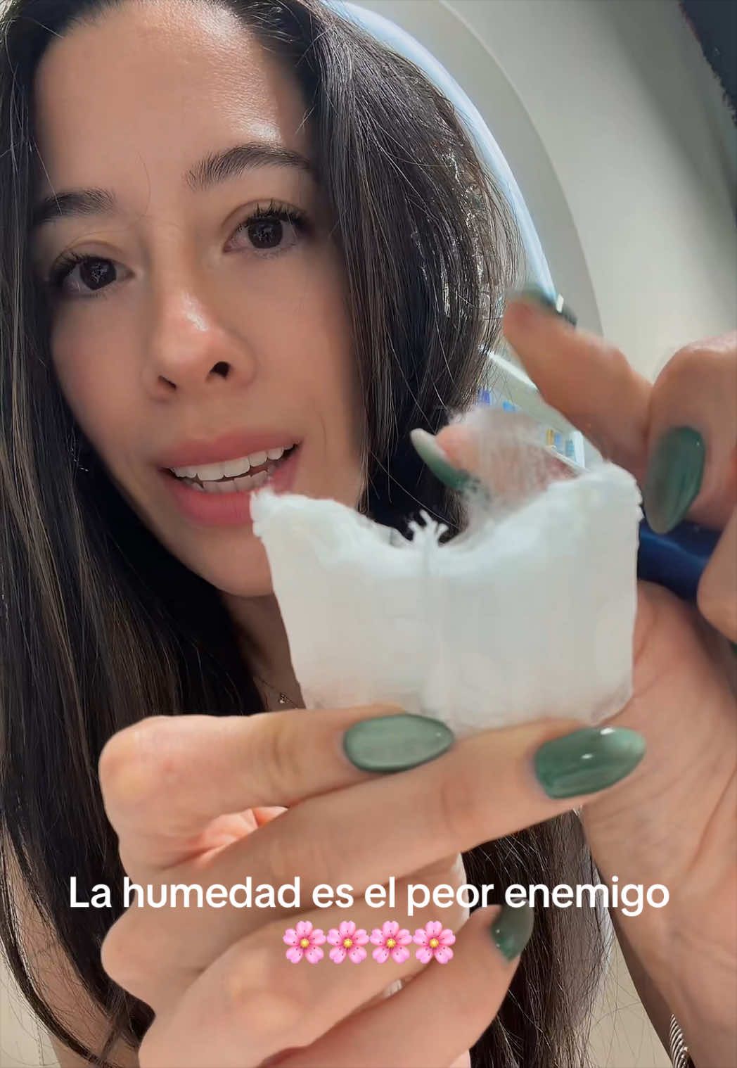 TikTok post by @justfollowfran for ATLANTIX Nutrition. Caption reads: [...] #personalcare #feminineproducts @ATLANTIX....