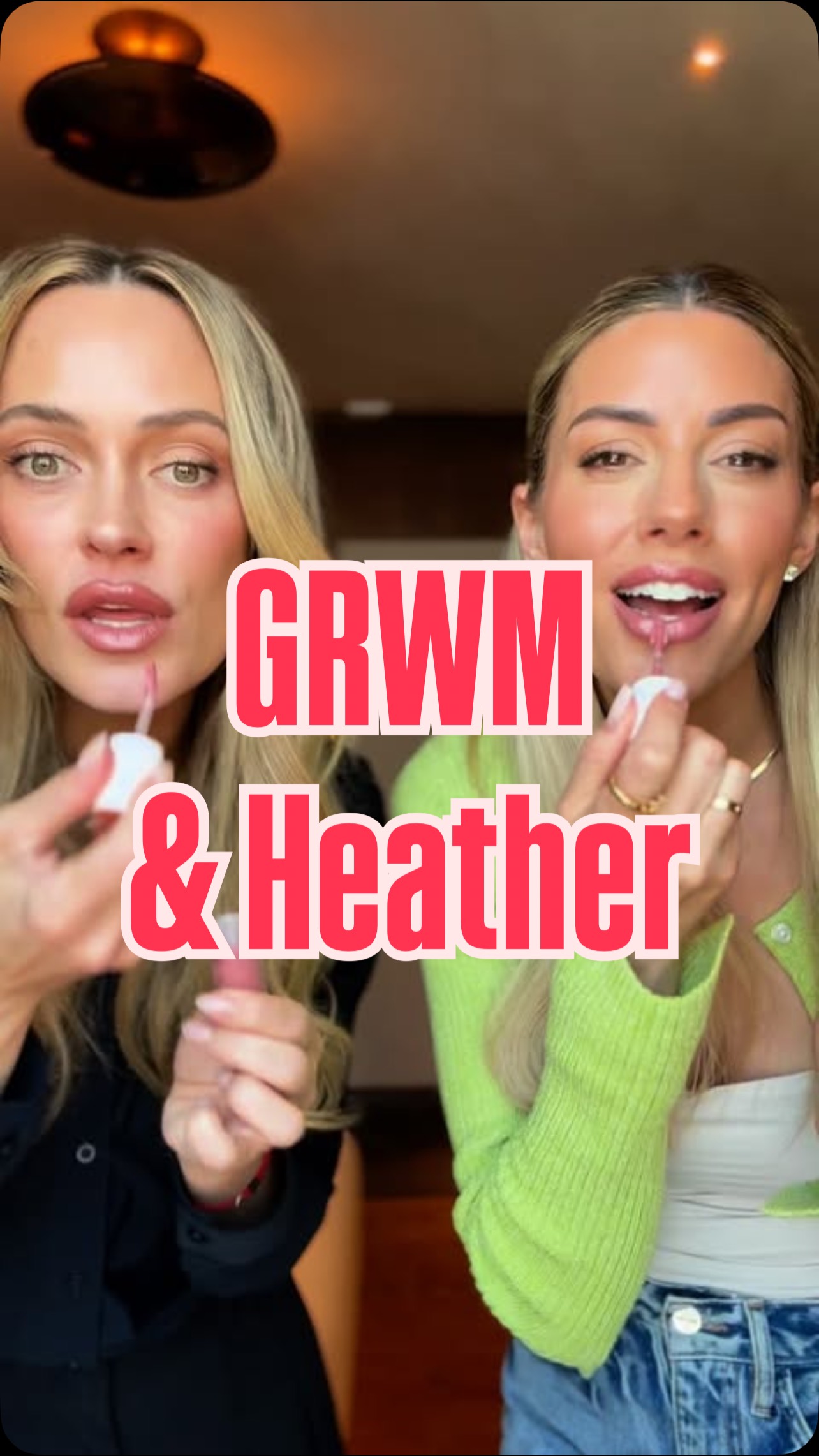 Instagram post by @heatherraeessentials for Peta Jane Beauty. Caption reads: In this week’s episode, Peta and....