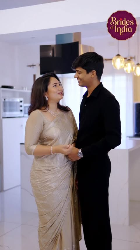 Instagram post by @chippydevassy for Malabar Gold and Diamonds. Caption reads: Every bride carries her family’s love into her new....