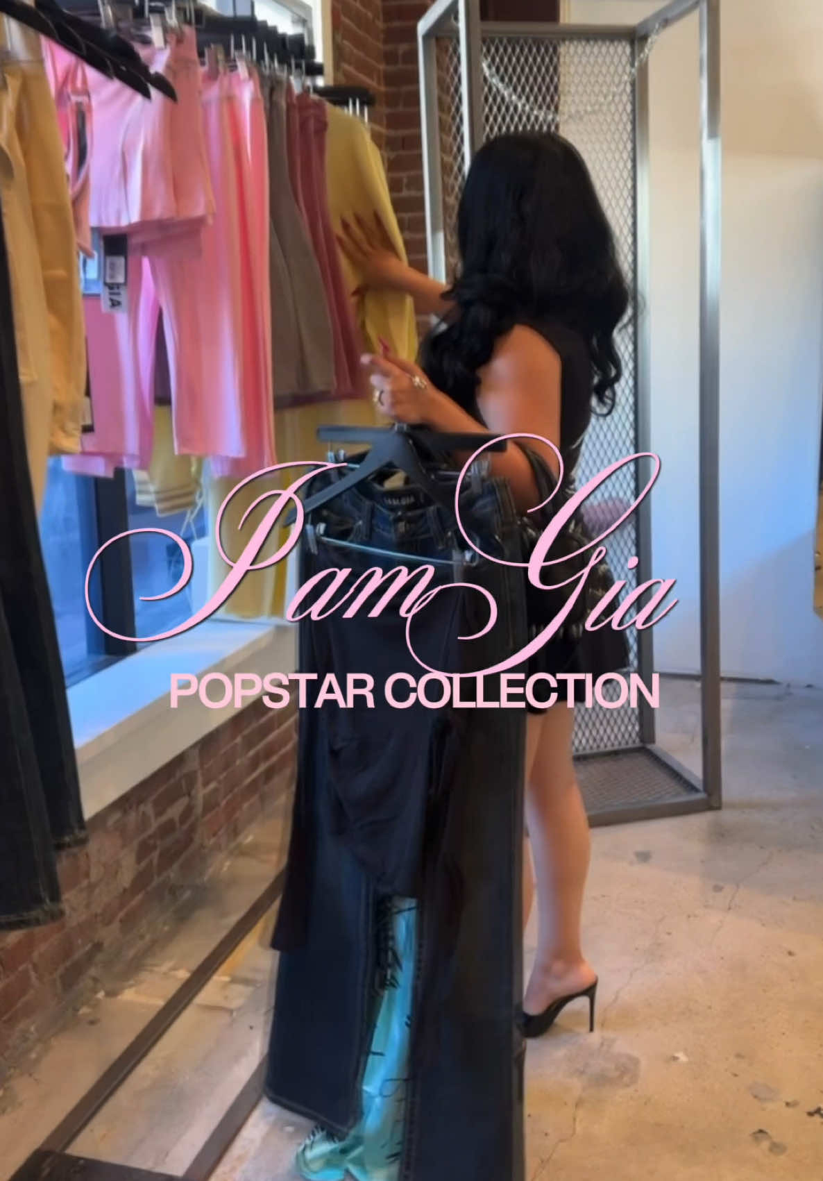 TikTok post by @aimebbyyy for I AM GIA. Caption reads: [...] everything ⭐️ @I.AM.GIA #shoppinghaul....