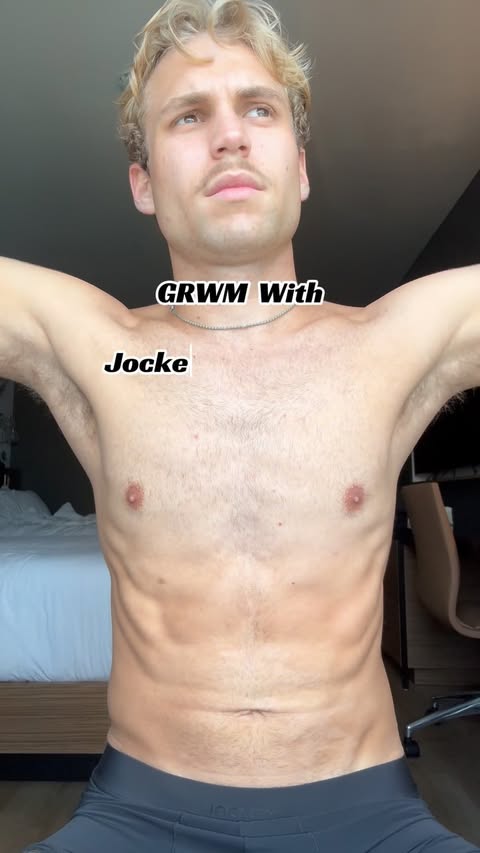 Instagram post by @ethanmhowery for Jockey. Caption reads: #JockeyPartner Jockey Phantom Fit underwear have....
