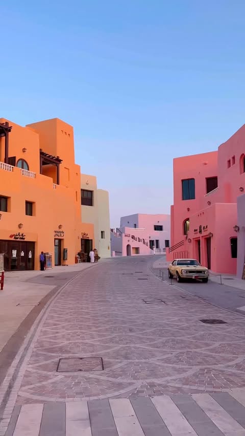 Instagram post by @aureliestory for Visit Qatar. Caption reads: [...] Marsa Restaurant, Place Vendome Mall....