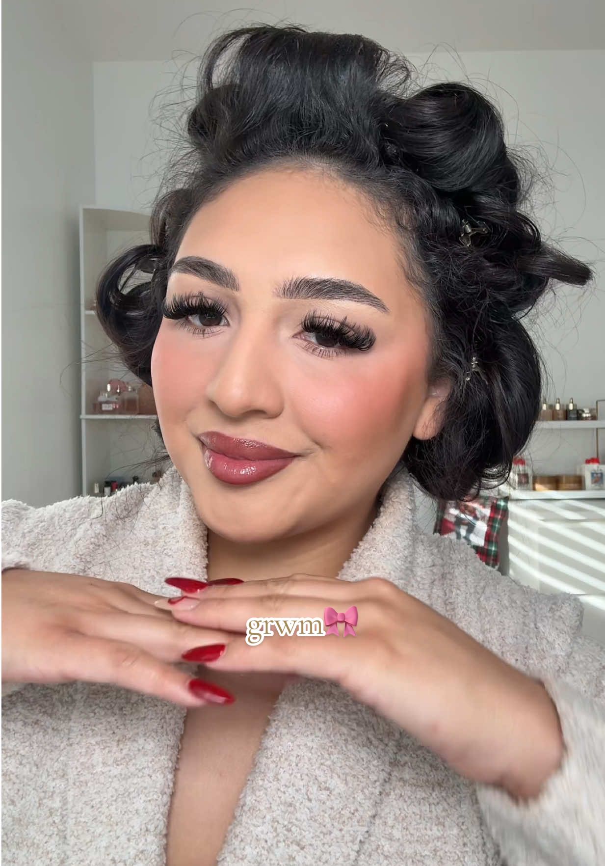 TikTok post by @_les.bhl for LAWLESS Beauty. Caption reads: [...] beauty @Kosas @belif USA @LAWLESS Beauty....