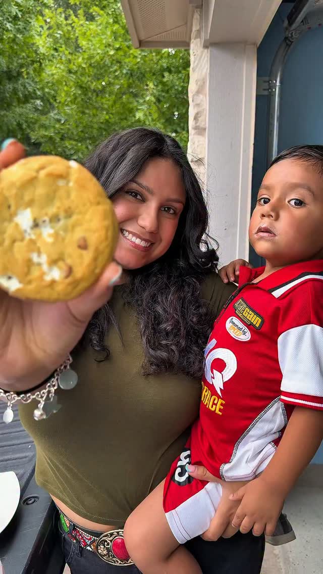 Instagram post by @lettylamami for Tiff's Treats. Caption reads: [...] a box of the new S’mores Cookies from....