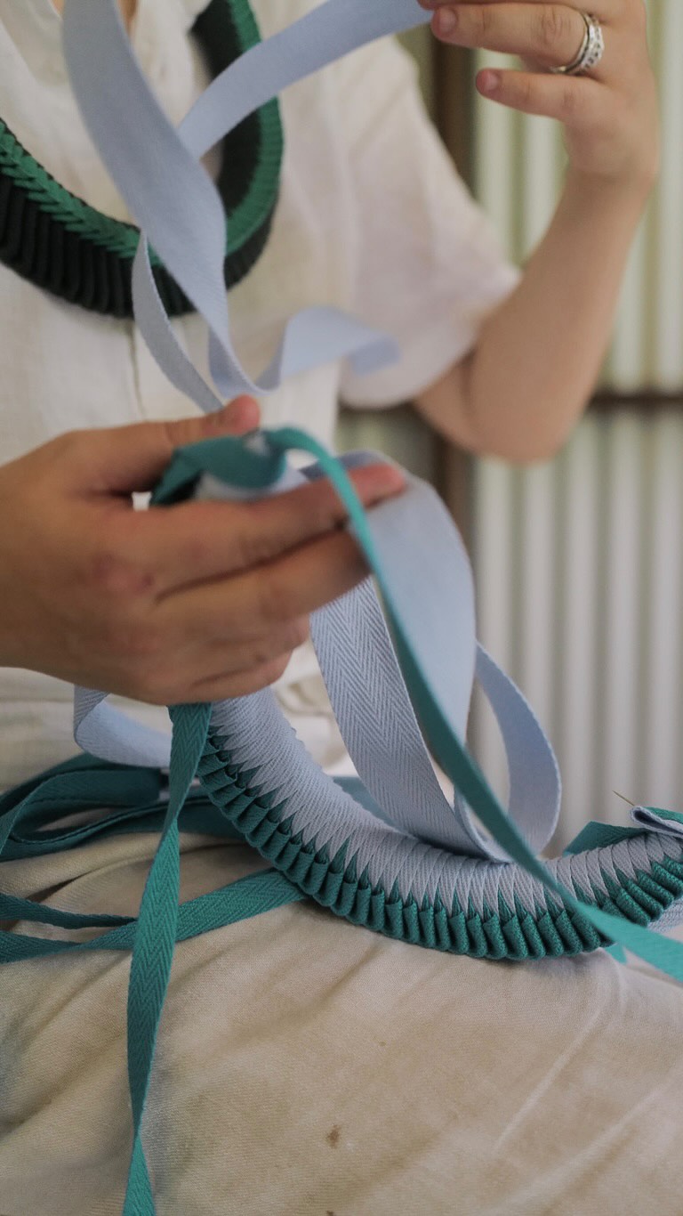 Instagram post by @gracelillianlee for ZIMMERMANN. Caption reads: @gracelillianlee is a celebrated artist and....