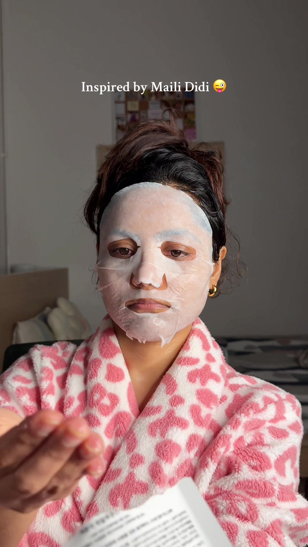 TikTok post by @the_sandhya0 for Torriden. Caption reads: [...] #nepaliingermany #facemask   @SOME BY MI US....