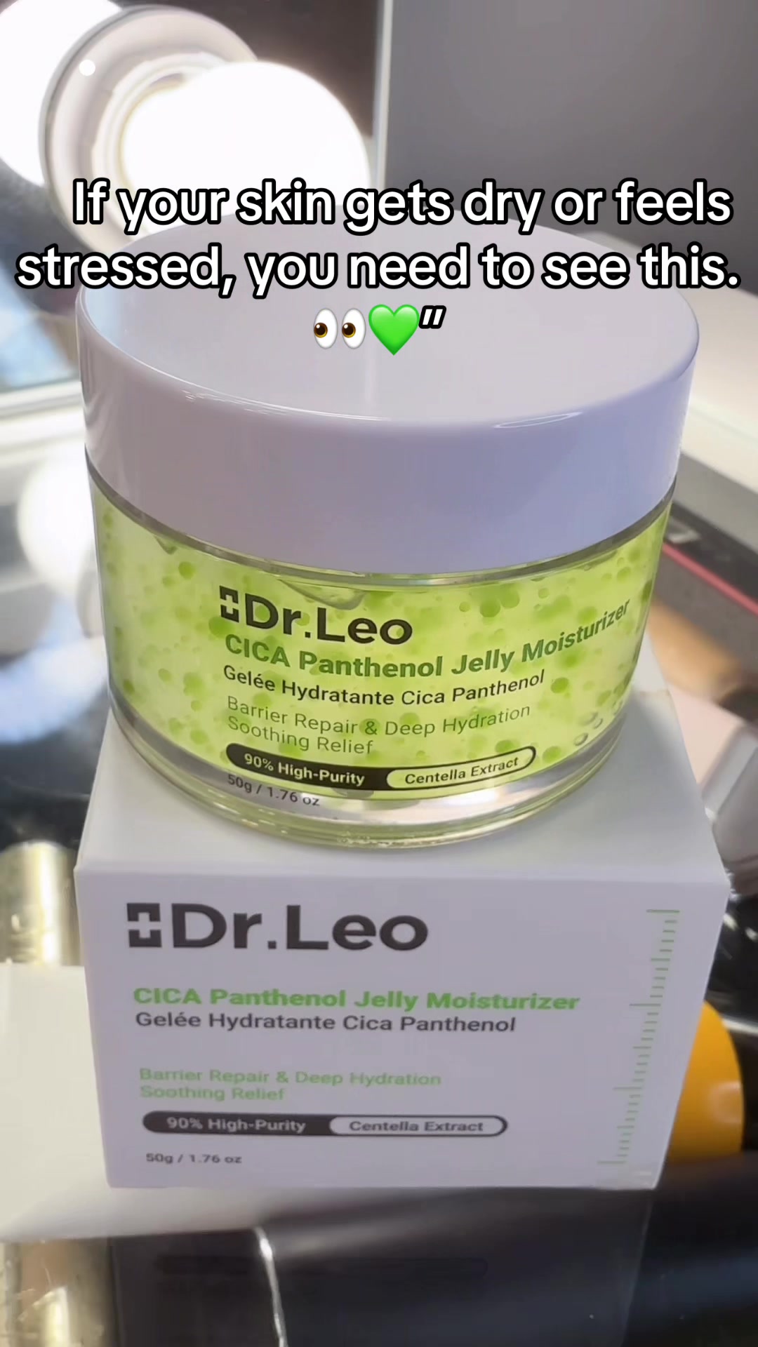 TikTok post by @klatinag for Dr Leo Official Store PH. Caption reads: [...] for that fresh, healthy glow! @DR LEO....