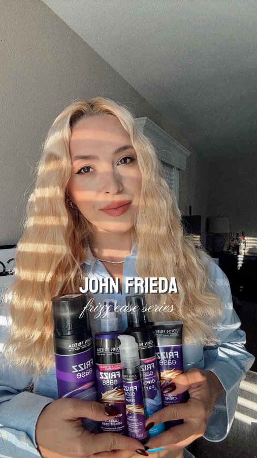 Instagram post by @madame_usnmz for John Frieda. Caption reads: #gifted_by_JohnFrieda

gifted by John Frieda....