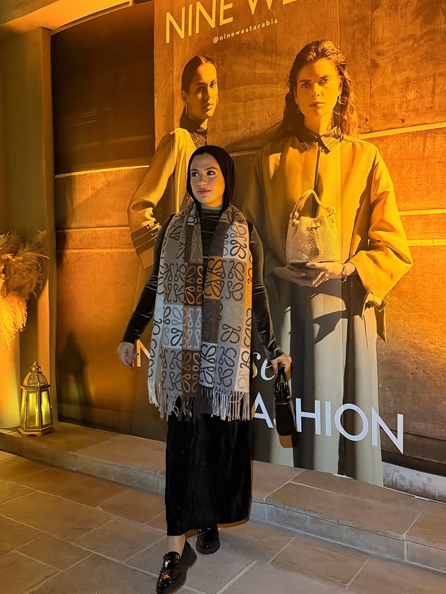 Instagram post by @nouranelnokaly for Nine West. Caption reads: Stepping into Ramadan in style with Nine West ✨ A....