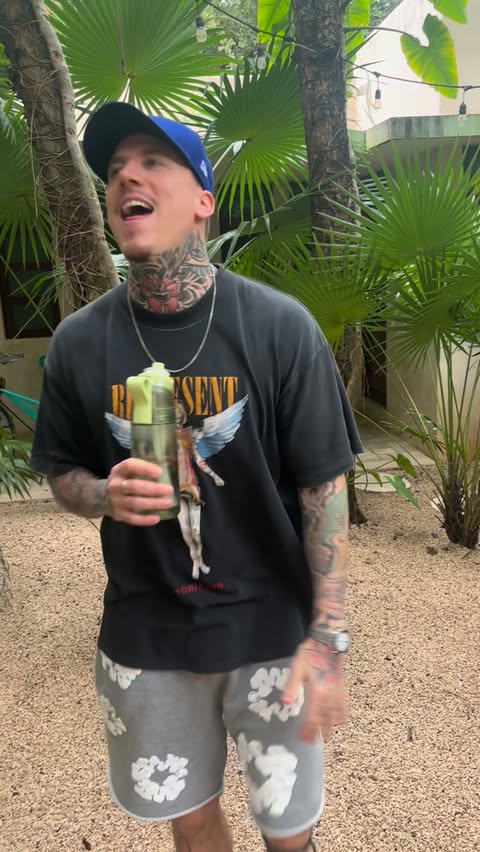 Instagram post by @fabio_landert for air up. Caption reads: Easy does it! @airup es isch mengmol guet ghörtmer....