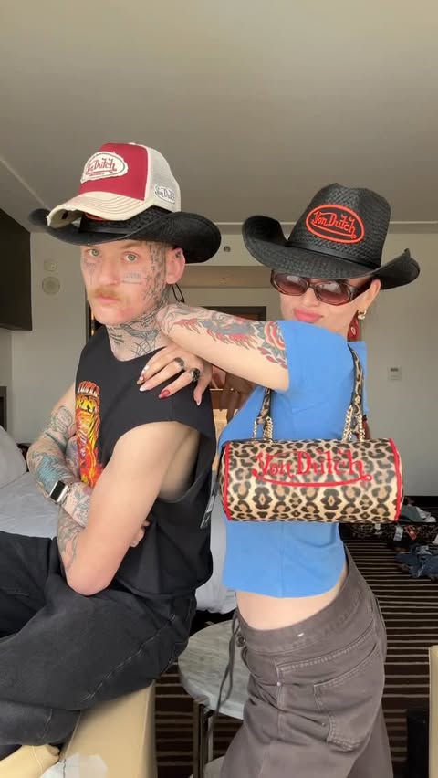 Instagram post by @meggsfordays for Von Dutch. Caption reads: [...] latest goodies. Thank you so so much....