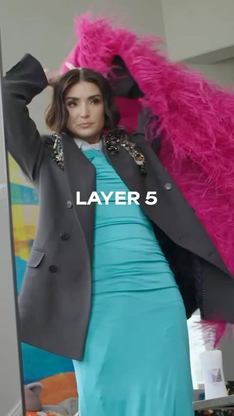 Instagram post by @bronwynnewport for Degree. Caption reads: [...] edition. Structured layers up top, Degree....