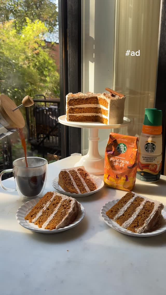 Instagram post by @bromabakery for Starbucks. Caption reads: #ad is anyone else’s favorite time of day....