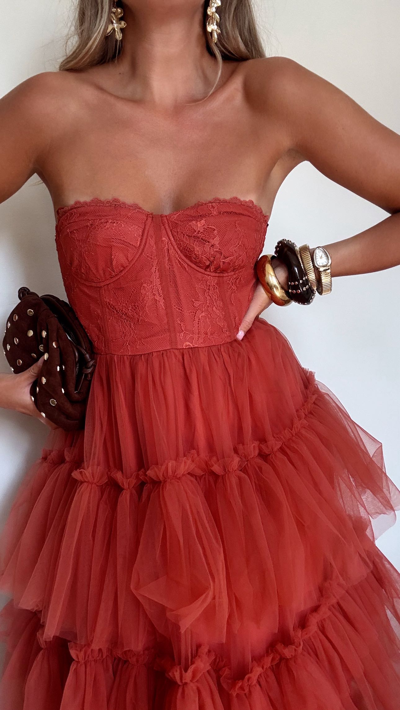 Instagram post by @caitlynwarakomski for VICI COLLECTION. Caption reads: western boho vibes from @vici and I am soooo into....