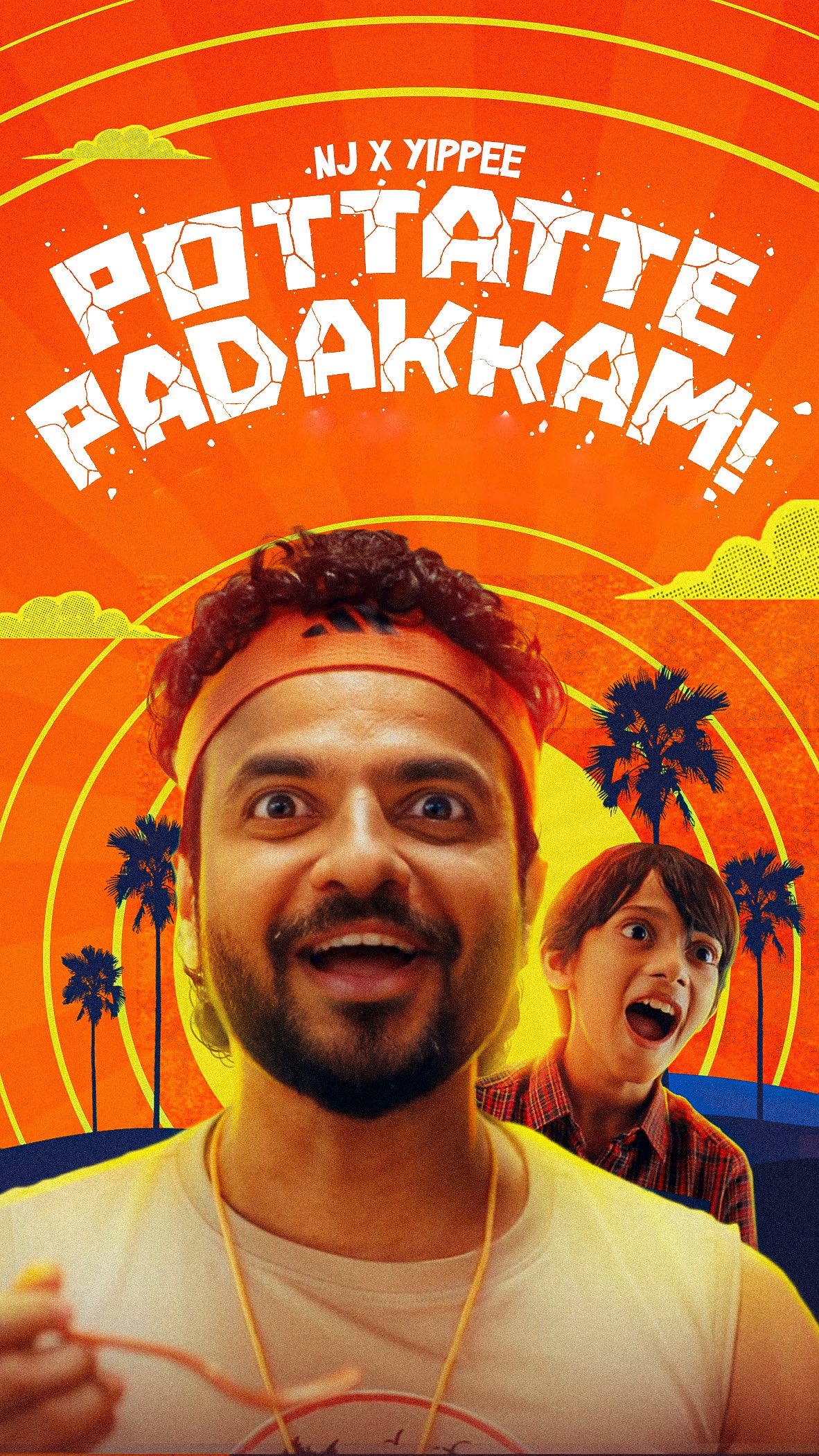 Instagram post by @neeraj_madhav for Sunfeast Yippee. Caption reads: Warning: This music video may cause instant....