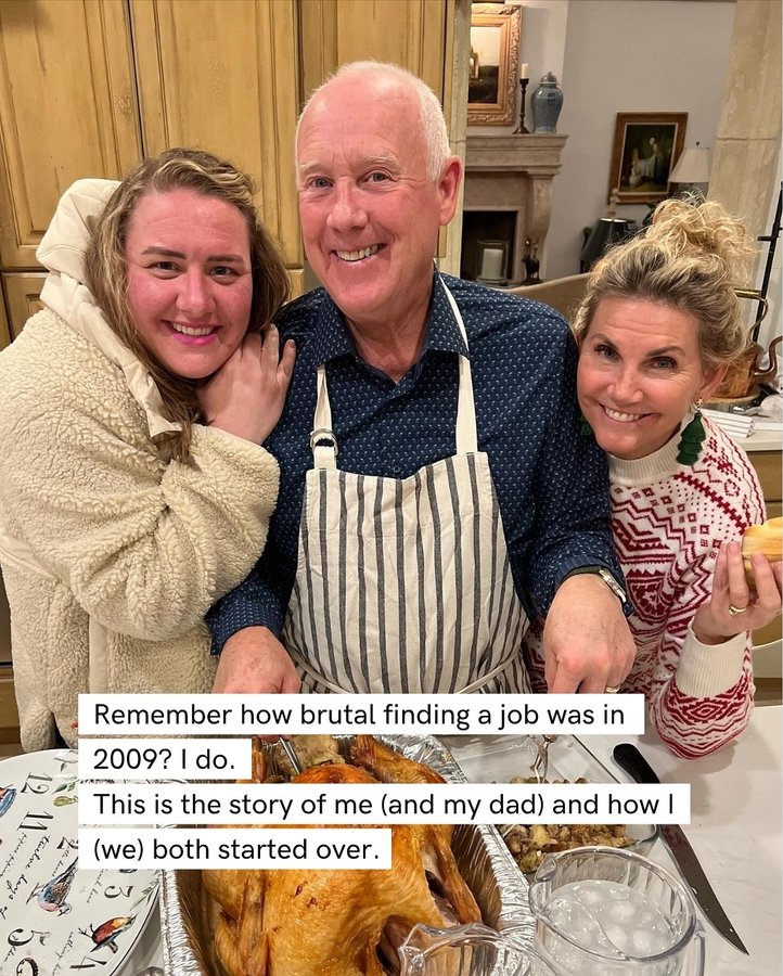 Instagram post by @abiayres for PMD Beauty. Caption reads: Something you may not know about me is that my dad....