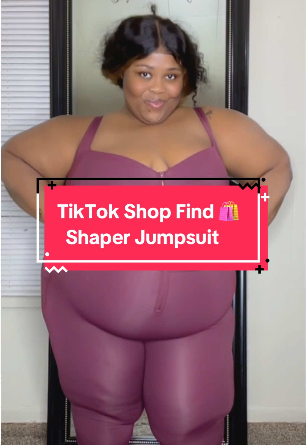 TikTok post by @vibingwithtiff for Shapellx. Caption reads: [...] @Dimples. FreeSpirit @💜Jade Adams💜 ....