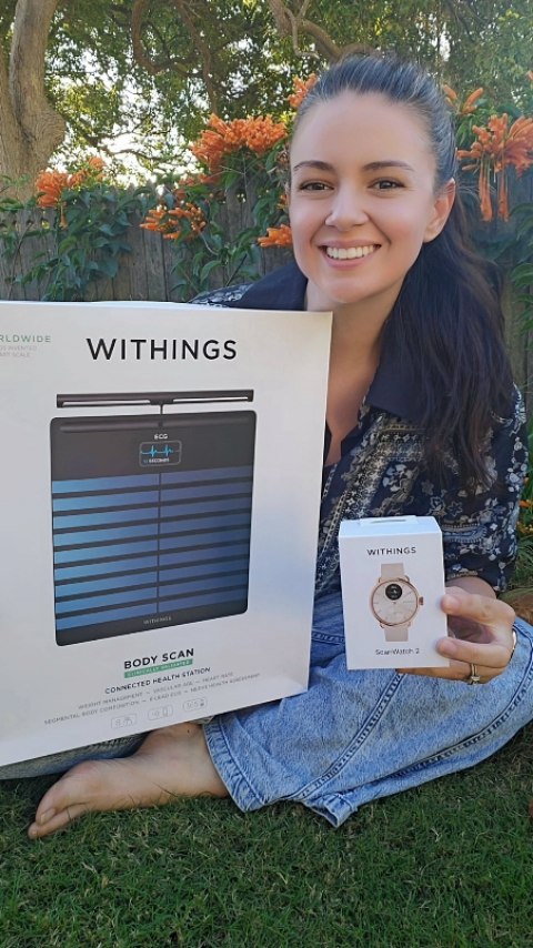 Instagram post by @candyfairy for Withings. Caption reads: [...] watches are boring! A smart watch from....