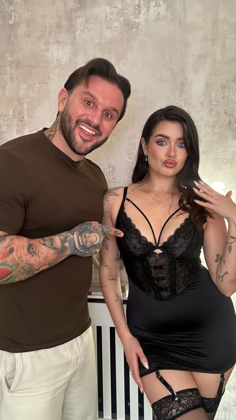 Instagram post by @sadiebass_ for Pour Moi. Caption reads: Boyfriend rates my @pourmoiltd looks💁🏻‍♀️ I’m....