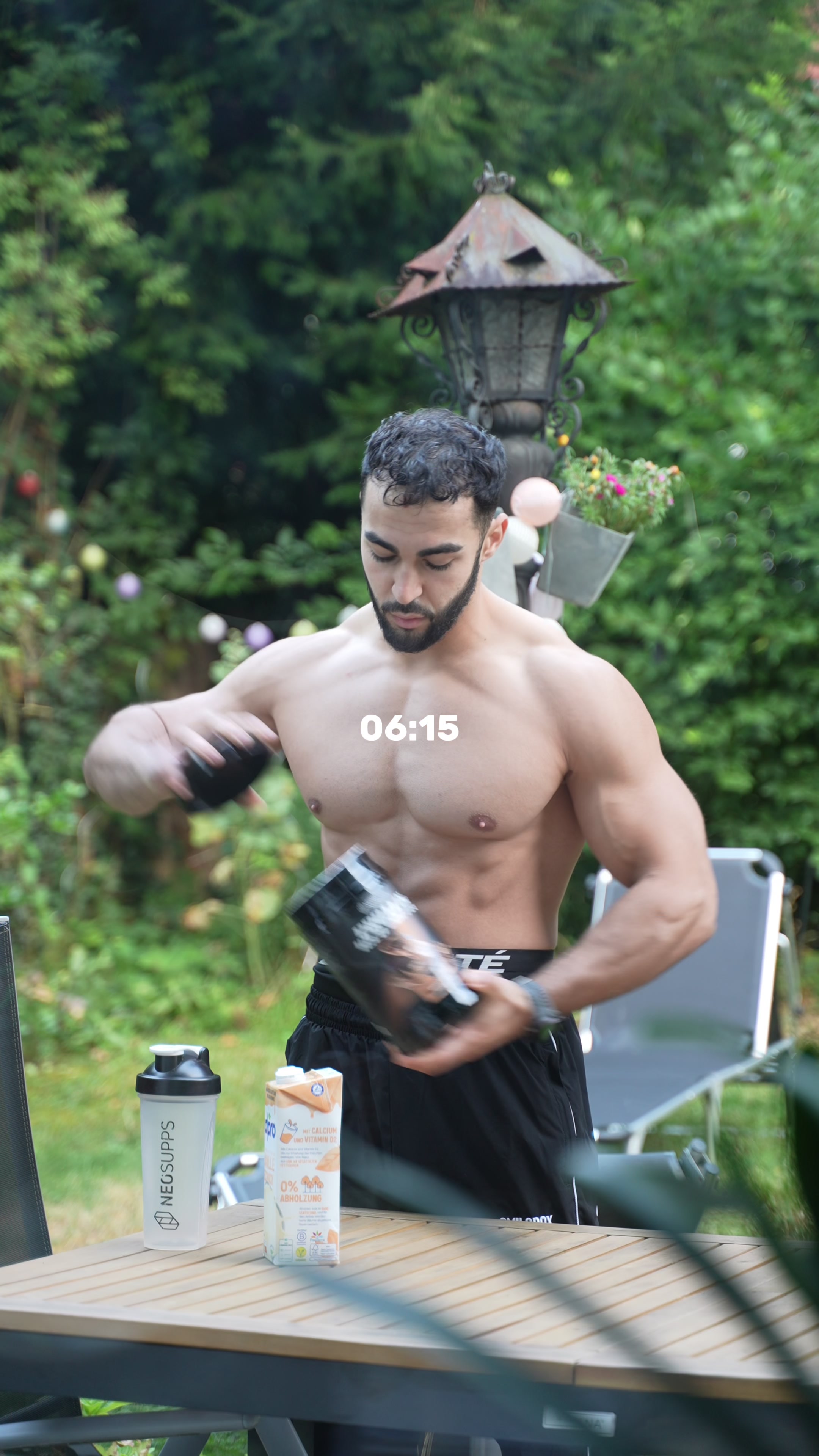 TikTok post by @fatihbicioglu for Neosupps. Caption reads: Day in my life | Code FATIH bei @Neosupps....