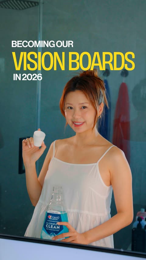 Instagram post by @chloe.shih for Crest. Caption reads: #CrestPartner #Ad how we’re becoming our vision....