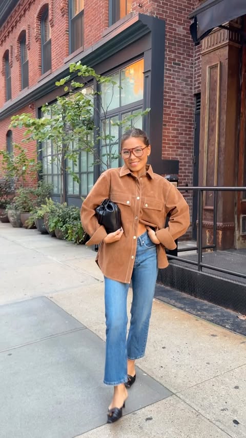 Instagram post by @sophiappauline for Shopbop. Caption reads: [...] that screams fall @goodamerican on @shopbop....