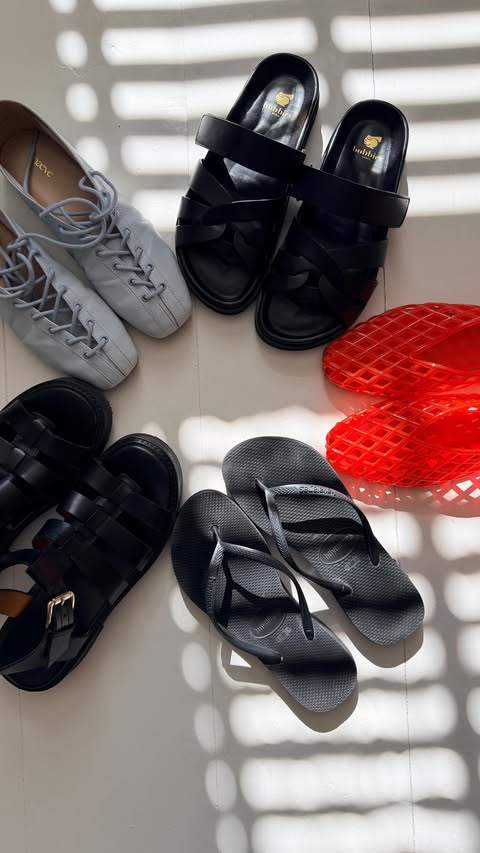 Instagram post by @goodmannersstyle for Havaianas. Caption reads: [...] @sezane 2 @anthropologieeu 3....