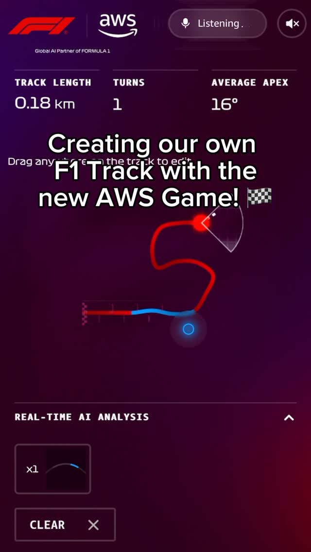 Instagram post by @paddockpassion for Amazon Web Services. Caption reads: Call me the new Hermann Tilke....