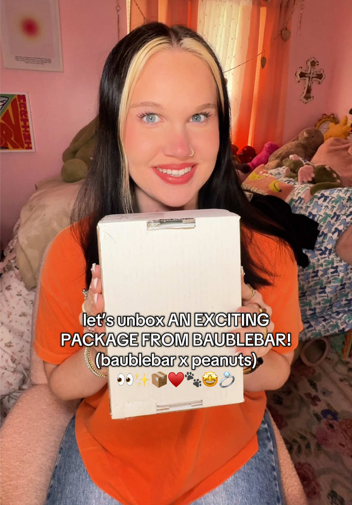 TikTok post by @kjordyn03 for BaubleBar. Caption reads: these pieces are TOO GOOD! @BaubleBar thank you....