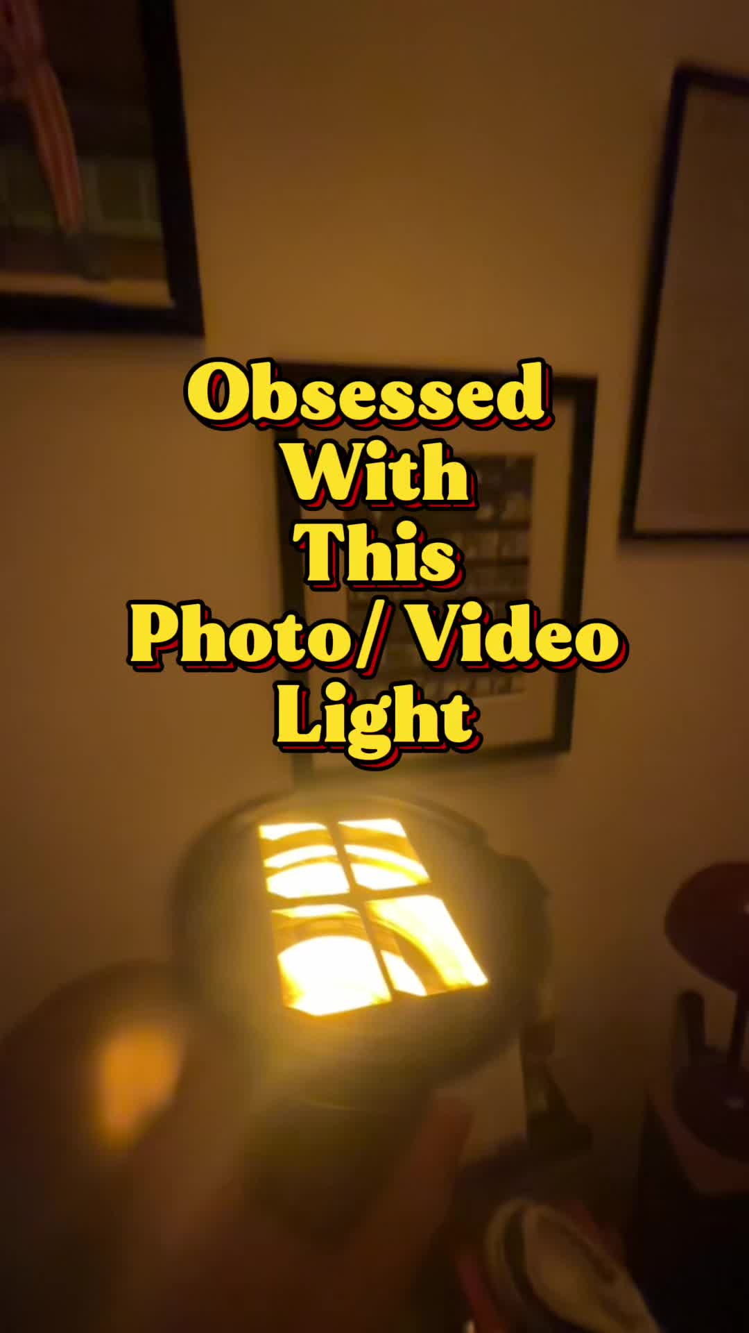 TikTok post by @welikecameras for NEEWER. Caption reads: [...] shaping light to however you want to.....