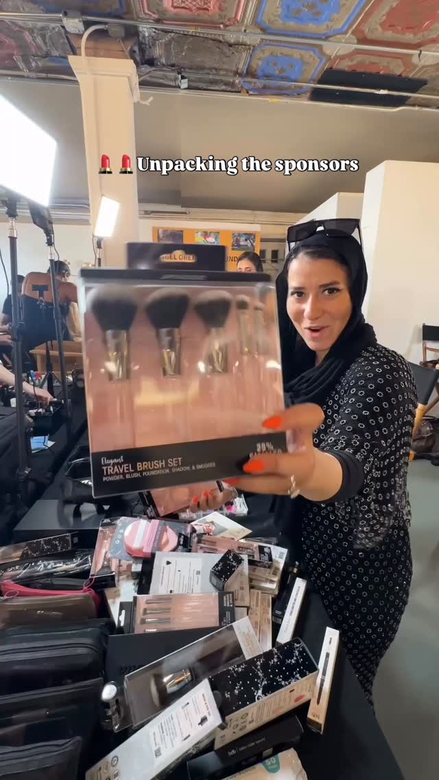 Instagram post by @itsdinahisham for Billion Dollar Beauty. Caption reads: Day 2 NYFW Sponsored by @billiondollarbrows....