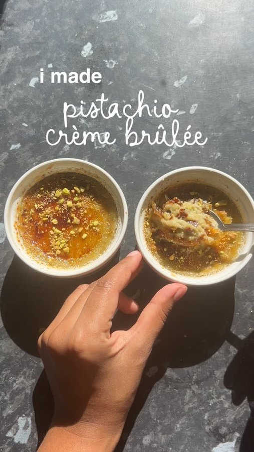 Instagram post by @itsthirsi for Black Milk. Caption reads: AD I used @blackmilkcereal pistachio cream to a....