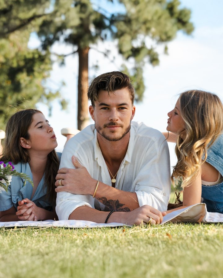Instagram post by @chasemattson for David Yurman. Caption reads: Four kids, endless love, and a gift that actually....