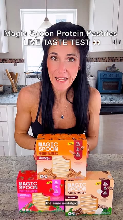 Instagram post by @starinfinitefood for Whole Foods Market. Caption reads: LIVE TASTE TEST: Magic Spoon’s NEW Protein....