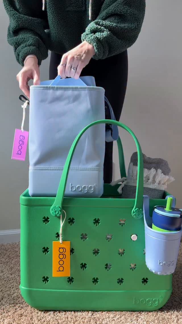 Instagram post by @madisongunn1121 for BOGGBAG. Caption reads: [...] as a mom with little ones.. 👏🏼 @boggbags....