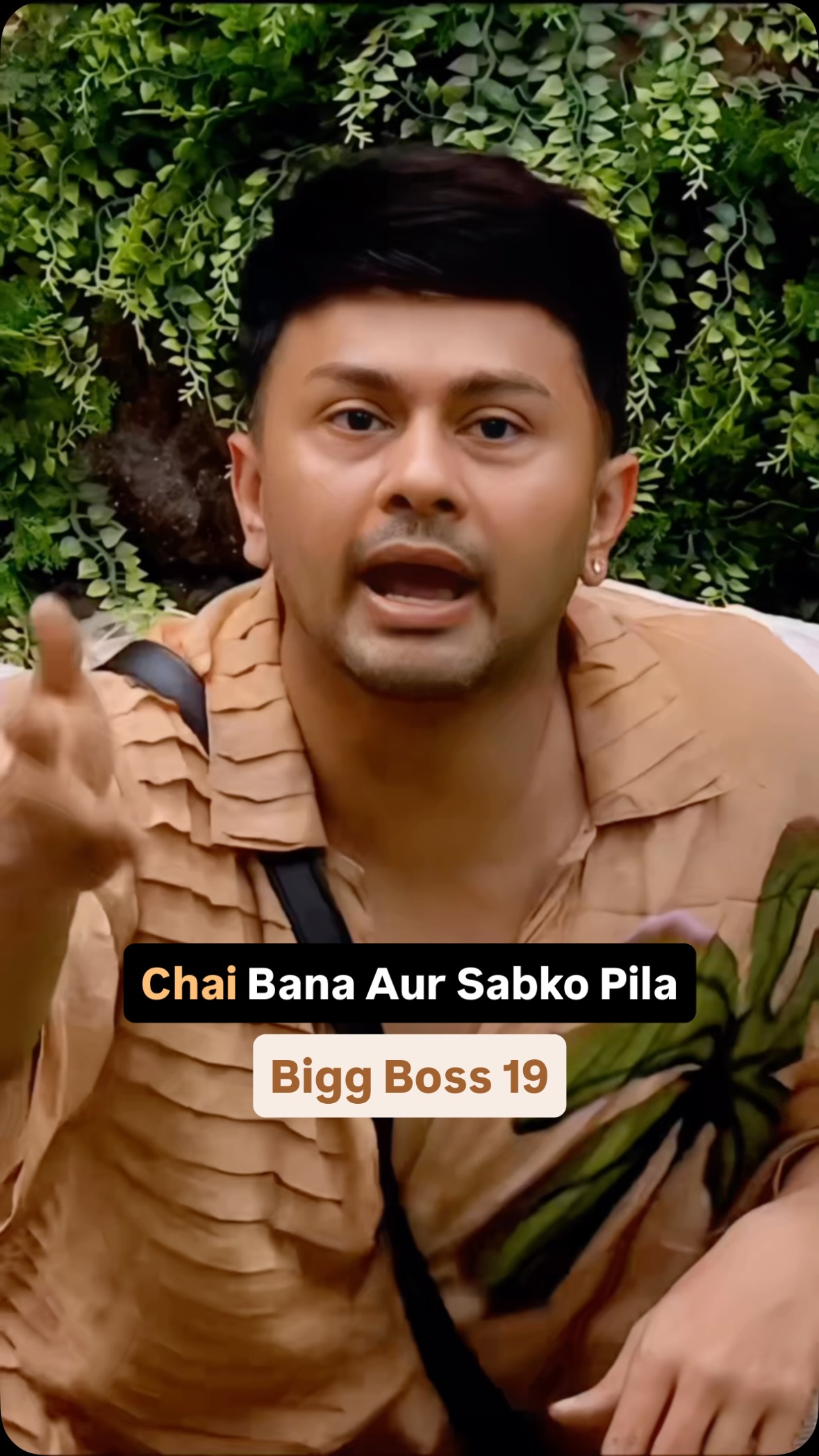 Instagram post by @zaynuljiwani for JioCinema. Caption reads: Just say: ‘Chai Bana Aur Sabko Pila’ and move on....