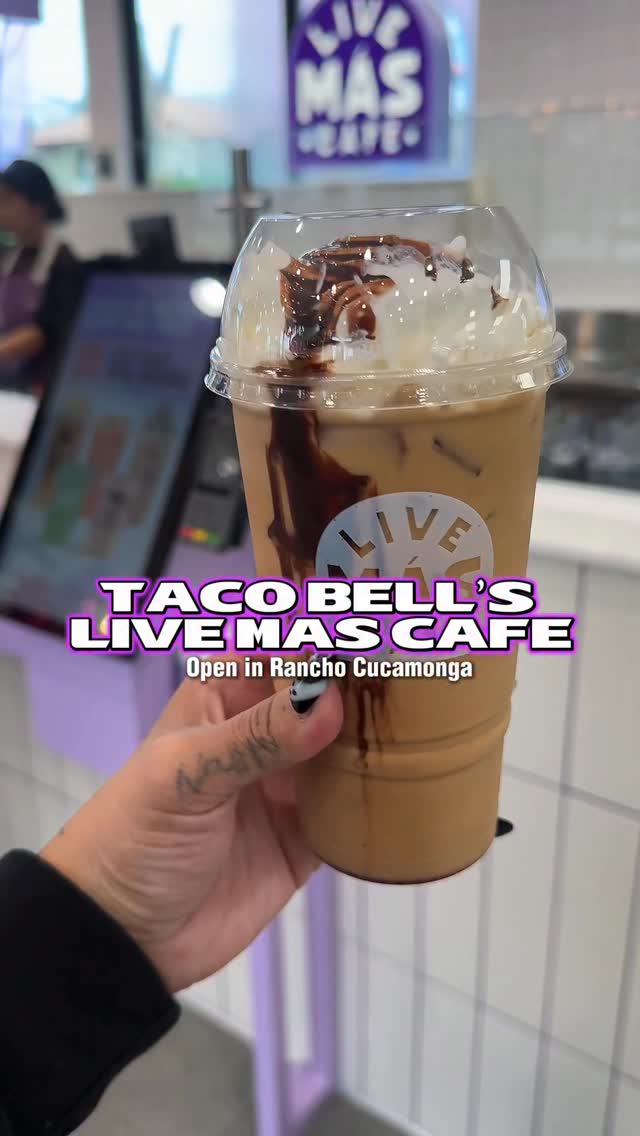 Instagram post by @wildassbihh for Taco Bell. Caption reads: The new Live Mas cafe from @tacobell is now up and....