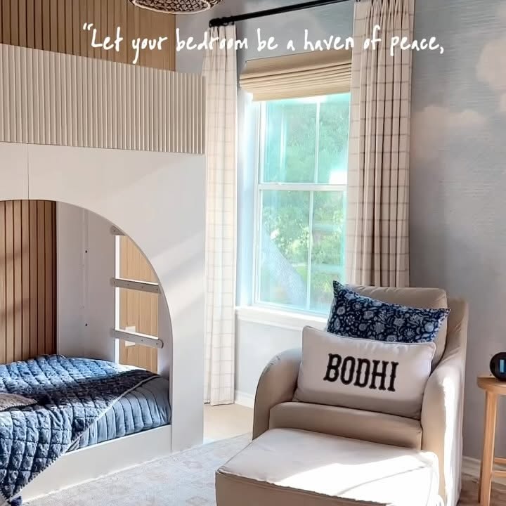 Instagram post by @joyfullygreenhome for Artika. Caption reads: 🫢My biggest regret in the kids room: getting....