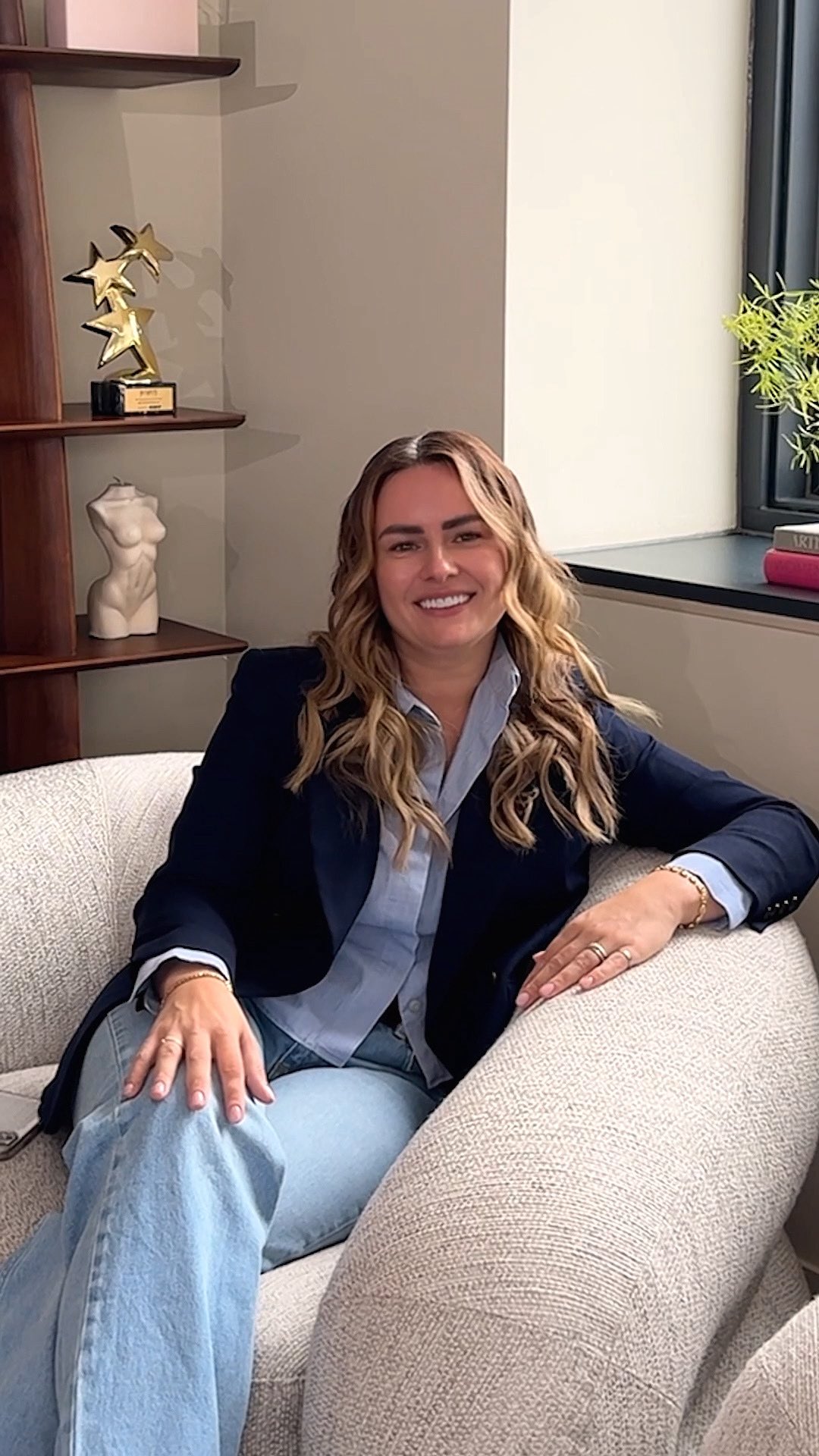 Instagram post by @daisykalnina for The GelBottle Inc. Caption reads: We’ve got Founder & CEO @daisykalnina in the hot....