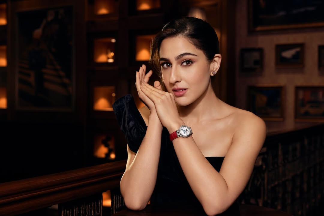 Instagram post by @saraalikhan95 for Longines. Caption reads: [...] that I’ve joined the Swiss watch brand....