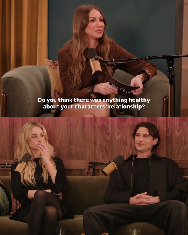 Instagram post by @stassischroeder for Hulu. Caption reads: [...] the official #tellmelies podcast on @hulu,....