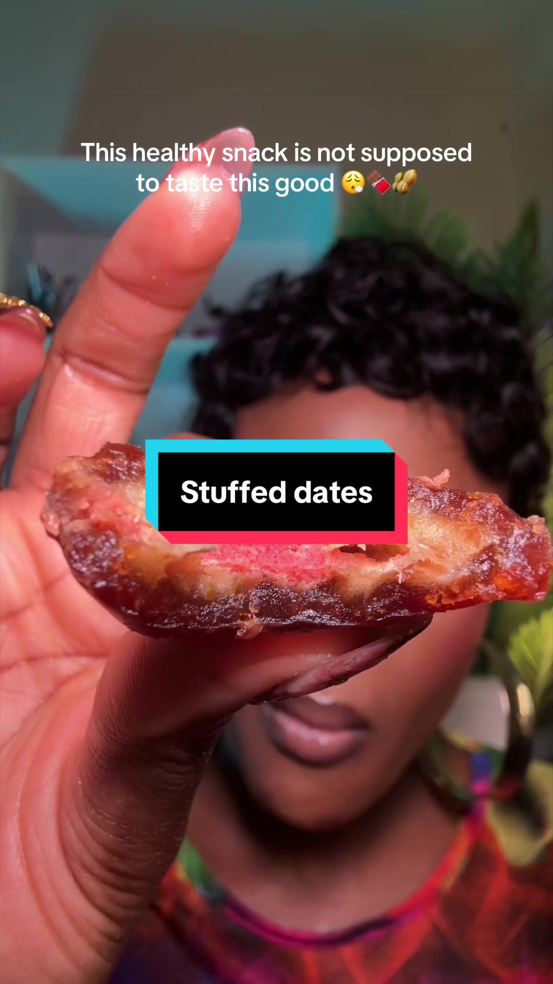 TikTok post by @mary.thefavored for Realsy. Caption reads: But why does this actually slap @realsy foods....