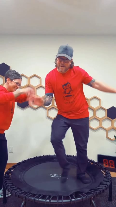 Instagram post by @earthandowl for JumpSport. Caption reads: [...] That is not the case with the new JumpSport....