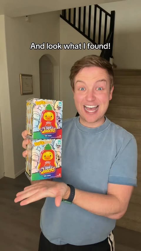 Instagram post by @vthomasenglish for Just Play. Caption reads: New Snack Quacks Duckalooz From Amazon!....