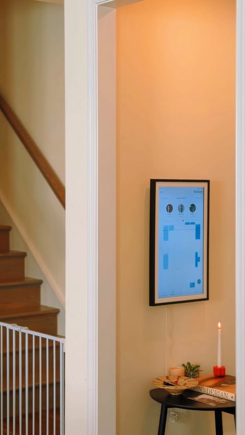 Instagram post by @fossilisedflowers for Hearth Display. Caption reads: the mental load of parenting is so real, and so....