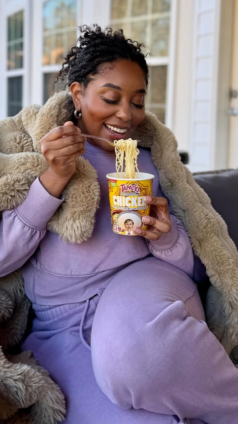 Instagram post by @shardaeorr for Tapatio Ramen. Caption reads: [...] toppings next time! #NewYearNewHeat....