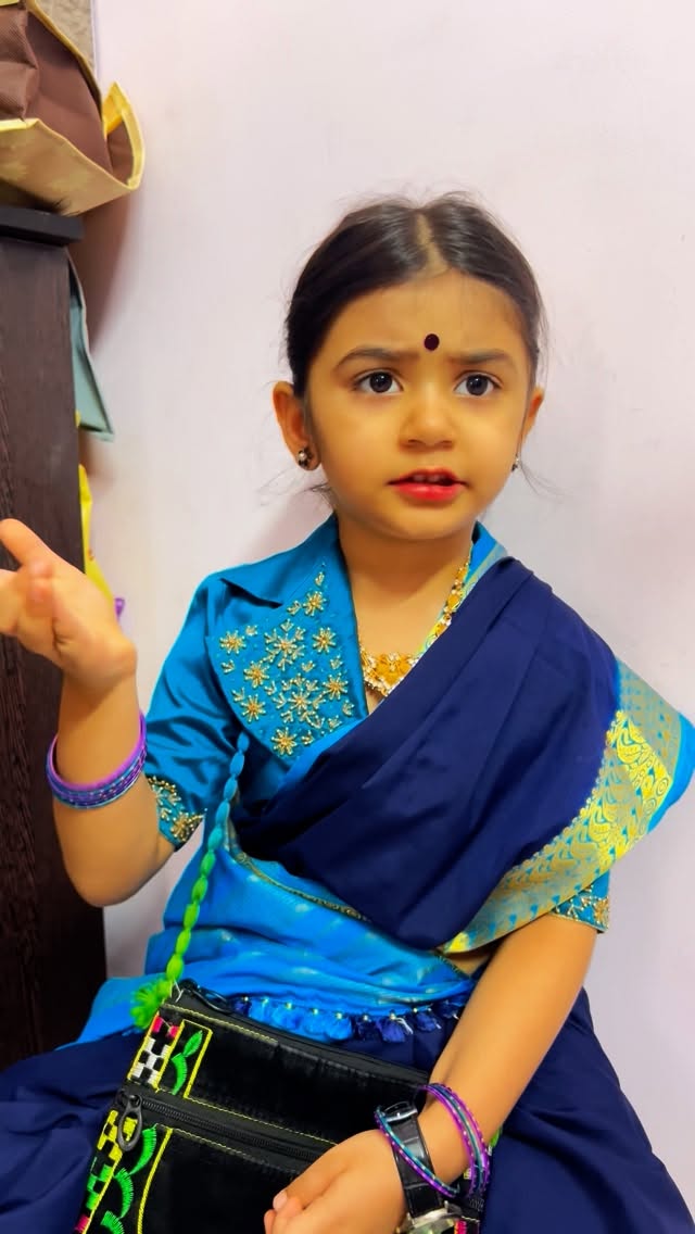 Instagram post by @nidhi_m_kiran_official for Himalaya Babycare. Caption reads: Yene irli Rasgulla sigli🤪🥹
.
.
.
.
.
#Ad....